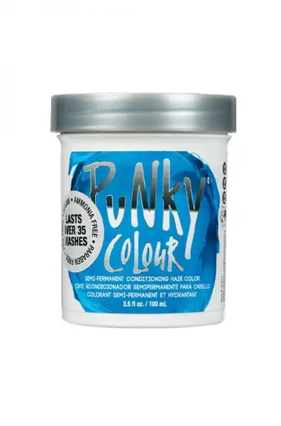 Punky Lagoon Blue Semi-Permanent Conditioning Hair Color
