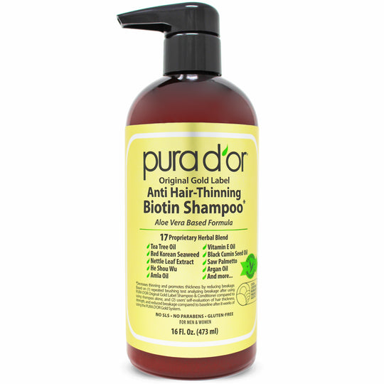 Pura D’Or Original Gold Label Anti-Hair Thinning Shampoo