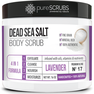 PureScrubs Dead Sea Salt Body Scrub