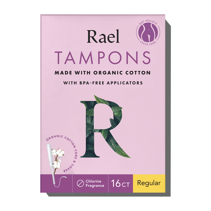 Rael Organic Cotton Compact Tampons