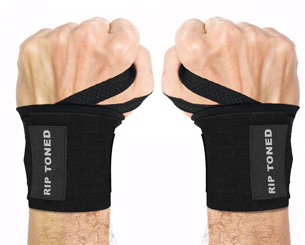 Rip Toned Wrist Wraps 18″ Professional Grade With Thumb Loops