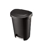 Rubbermaid 13 Gallon Classic Step-On Trash Can – Black