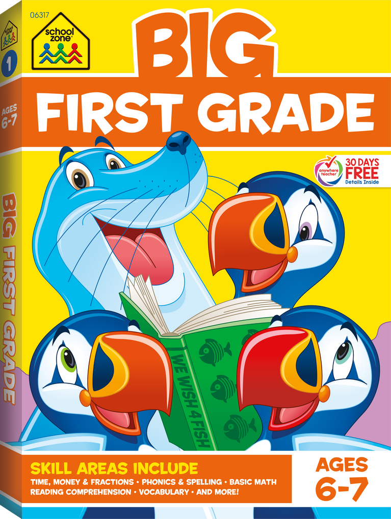School Zone – Big First Grade Workbook