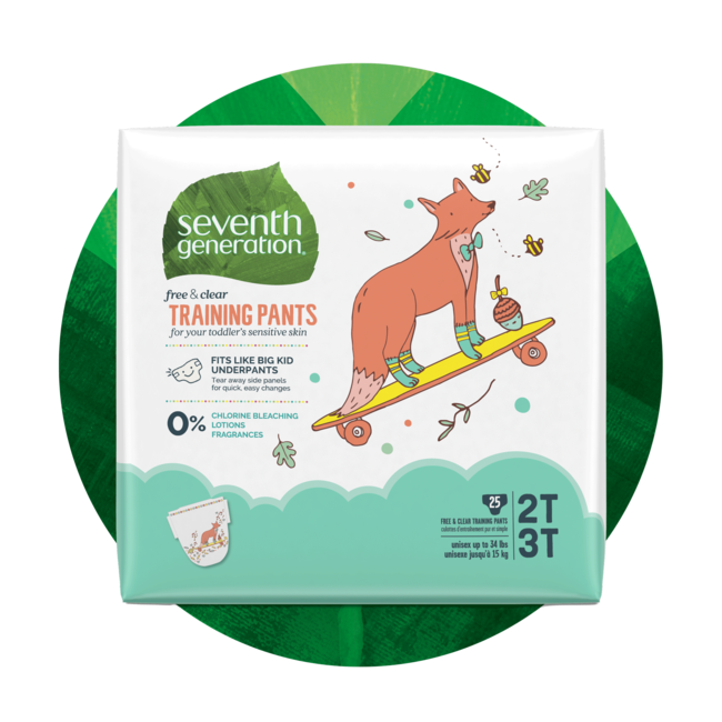 Seventh Generation Toddler Potty Training Pants