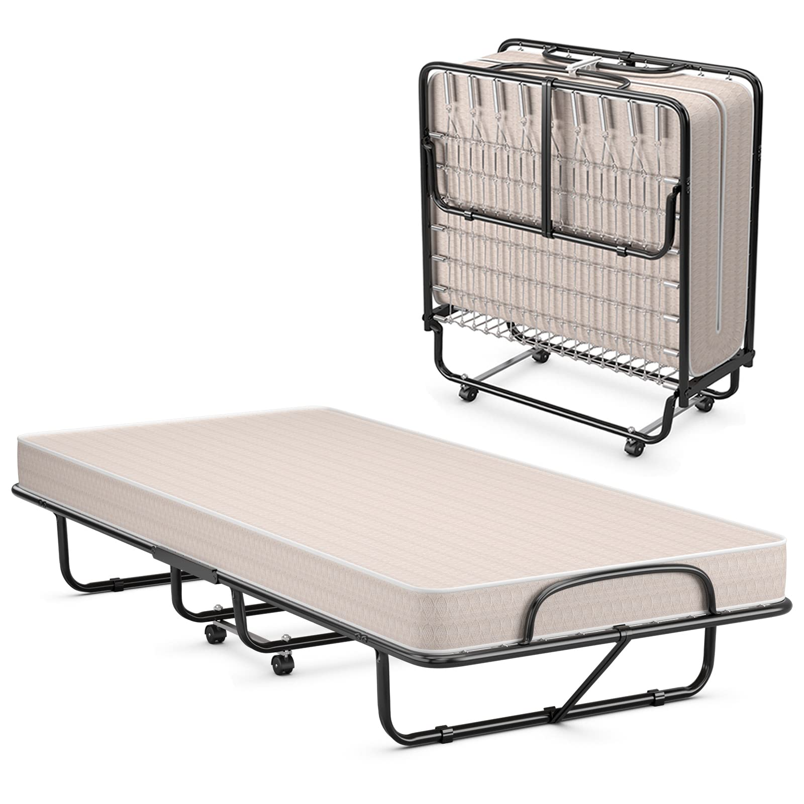 Smile Back Rollaway Bed with Mattress5