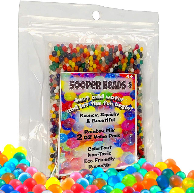 Sooper Beads Water Beads Rainbow Mix