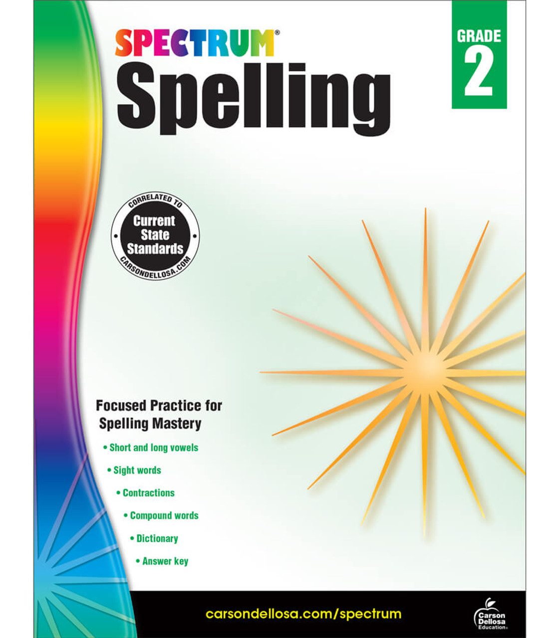 Spectrum 2nd Grade Spelling Workbook