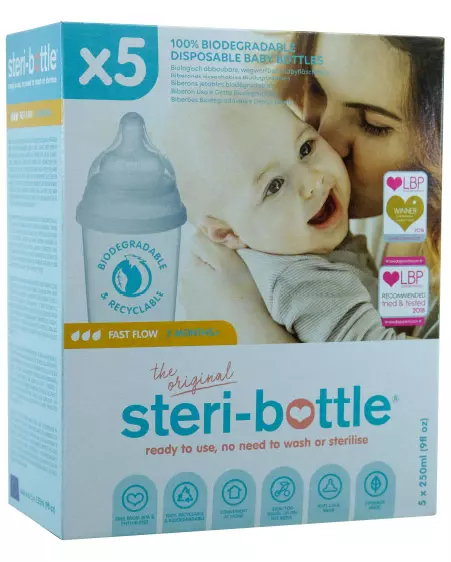 Steribottle Disposable Baby Bottles