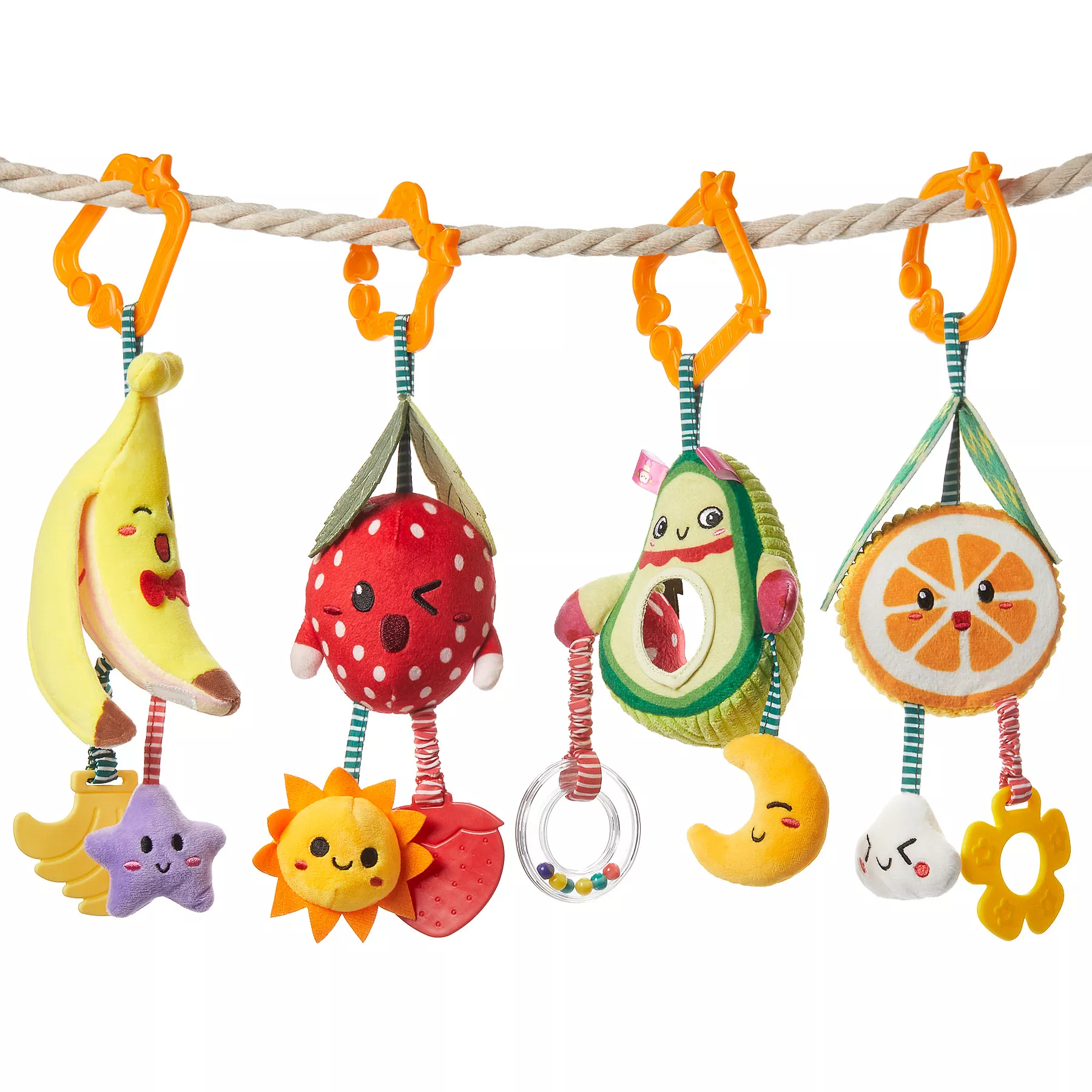 Tumama Soft Hanging Fruit Rattle Toys