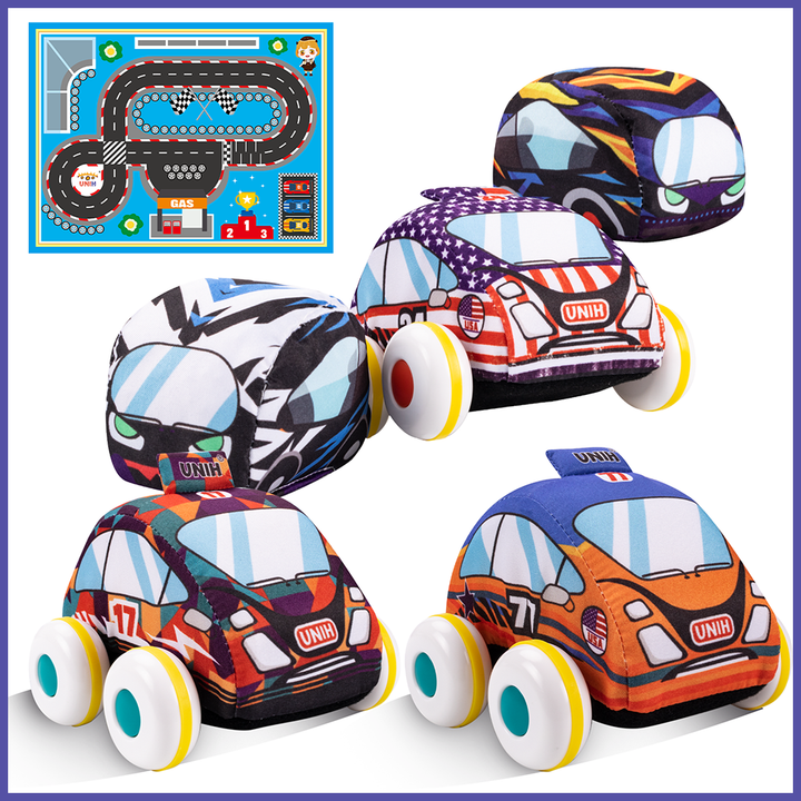 Unih Baby Soft Vehicle Toy Set Afl914 