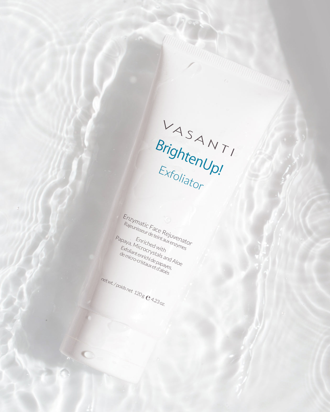 VASANTI Enzymatic Face Rejuvenator Exfoliating Face Wash by VASANTI - Enriched with Papaya, Microcrystals, Aloe Vera - Get Healthy Glowing Skin - Original Size (120g)