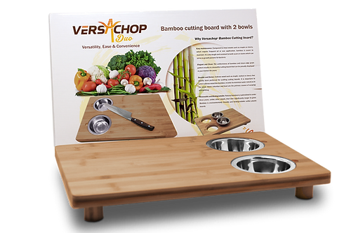 VersaChop Duo, Large 18 inch X 12 inch Cutting Boards for Kitchen