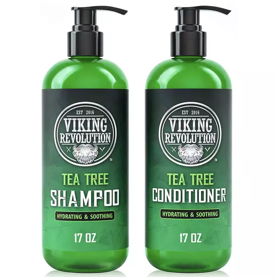 Viking Revolution Tea Tree Shampoo And Conditioner Set