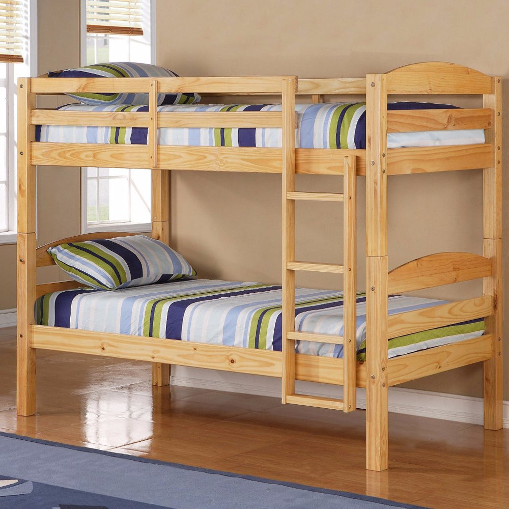 Walker Edison Furniture Company Wood Twin Bunk Bed
