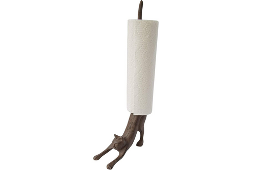 What On Earth Yoga Cat Paper Towel Roll Holder
