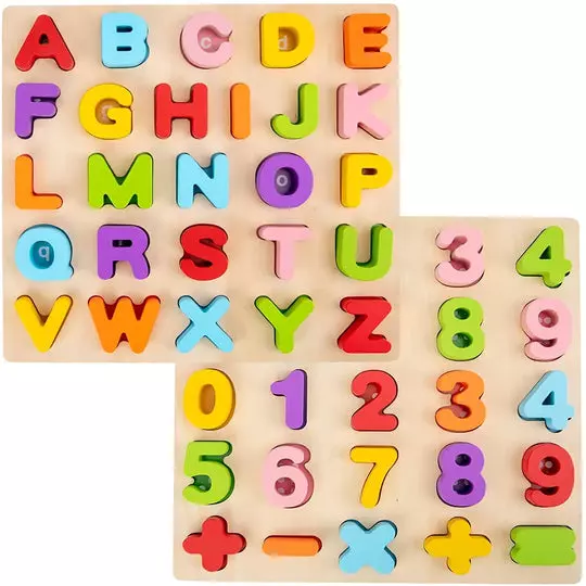 Wood City Alphabet Puzzle