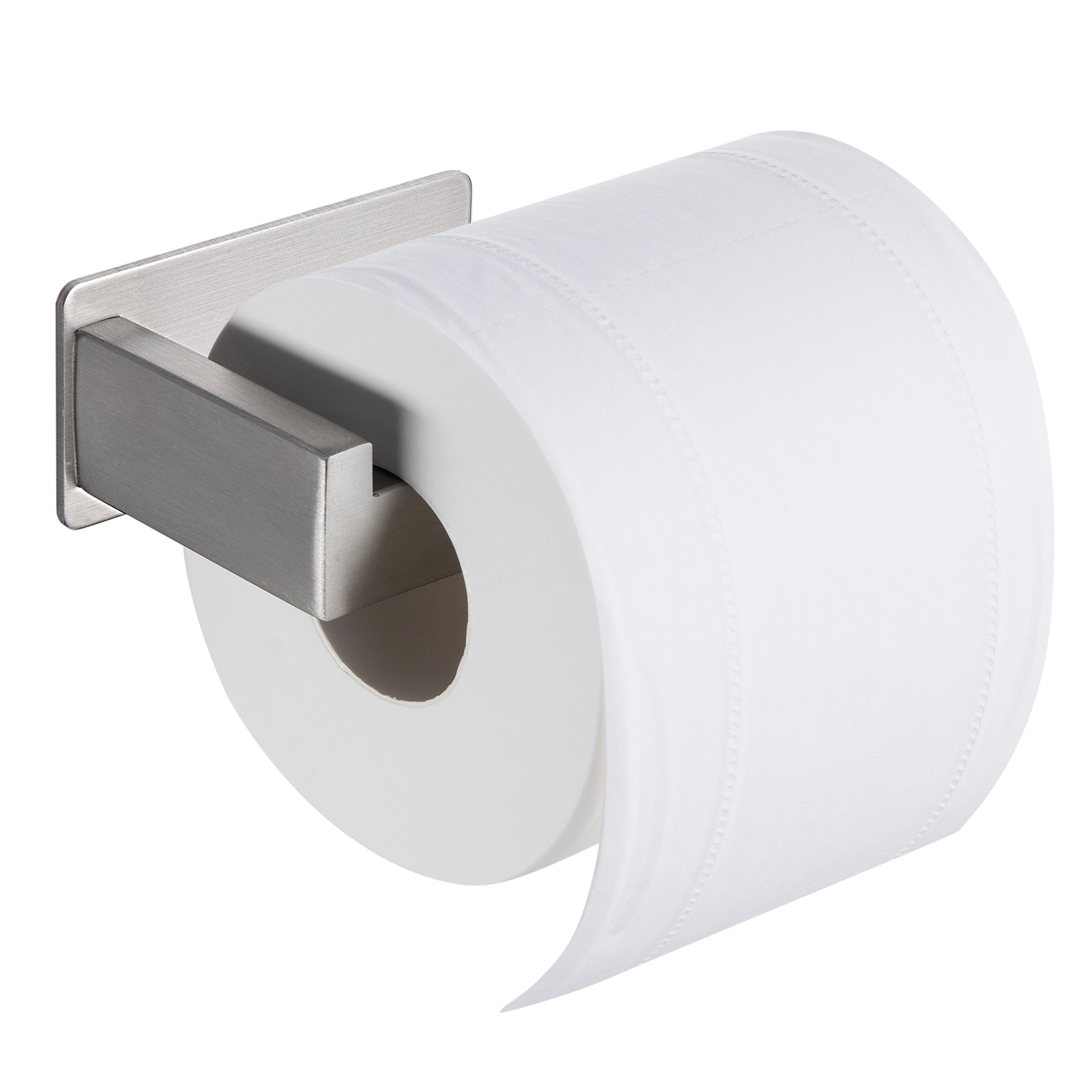 Vinobbi Modern Toilet Paper Holder for Bathroom, Wall-Mounted Stainless  Steel 304 Satin Brushed