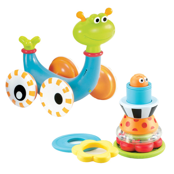 Yookidoo Musical Crawl N’ Go Snail Toy with Stacker