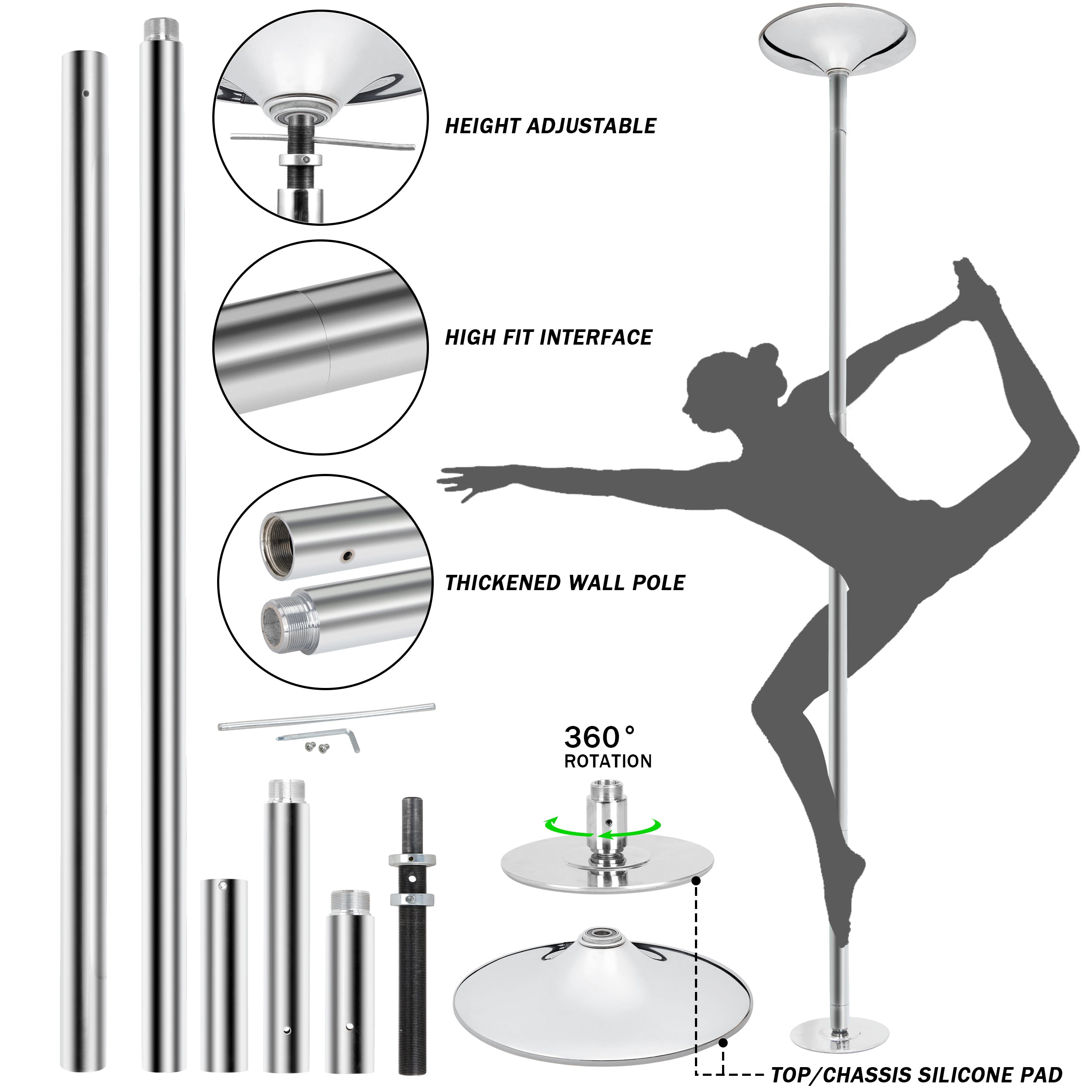 Zeny Dance Pole Kit