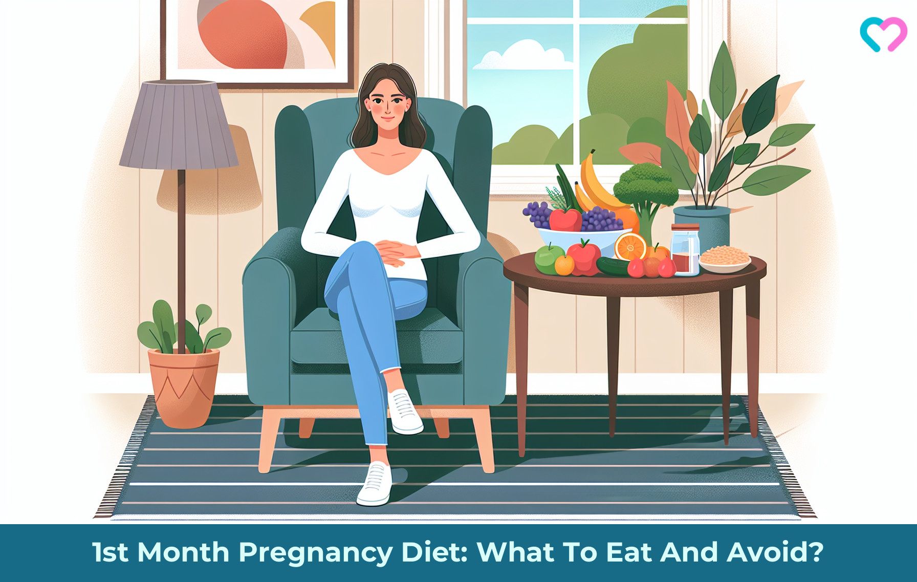 1st Month Pregnancy Diet_illustration