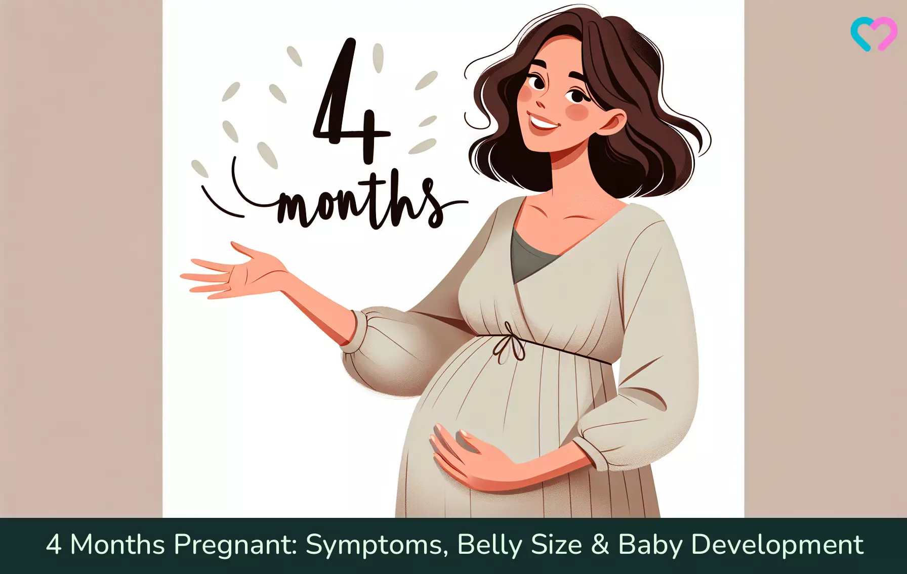 4 months pregnant_illustration