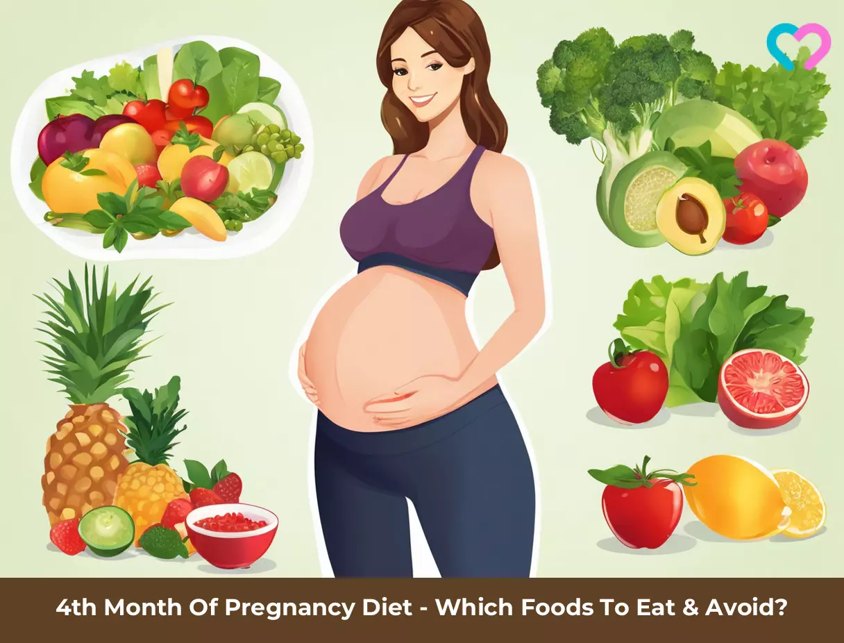 4th month of pregnancy diet_illustration