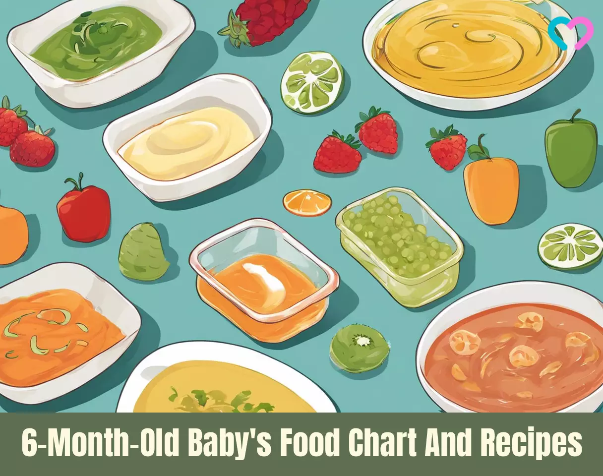 6 month baby food_illustration