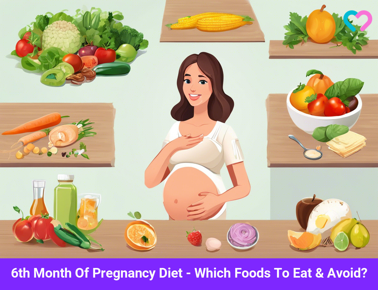 6th month of pregnancy diet_illustration