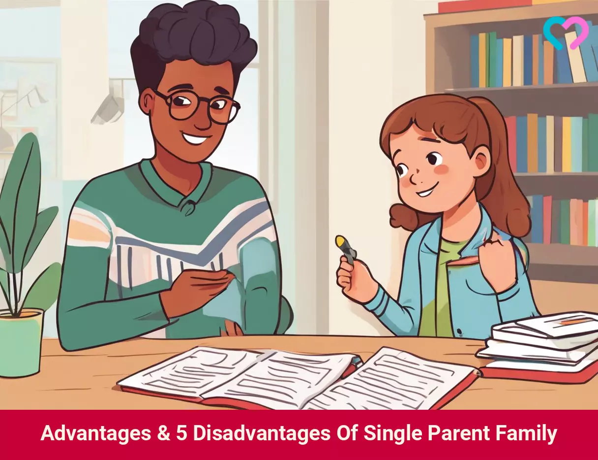 advantages and disadvantages of single parenting_illustration