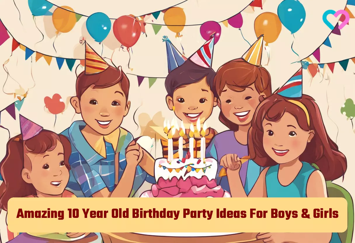Amazing 10 Year Old Birthday Party Ideas For Boys & Girls 10 year old birthday party ideas_illustration
