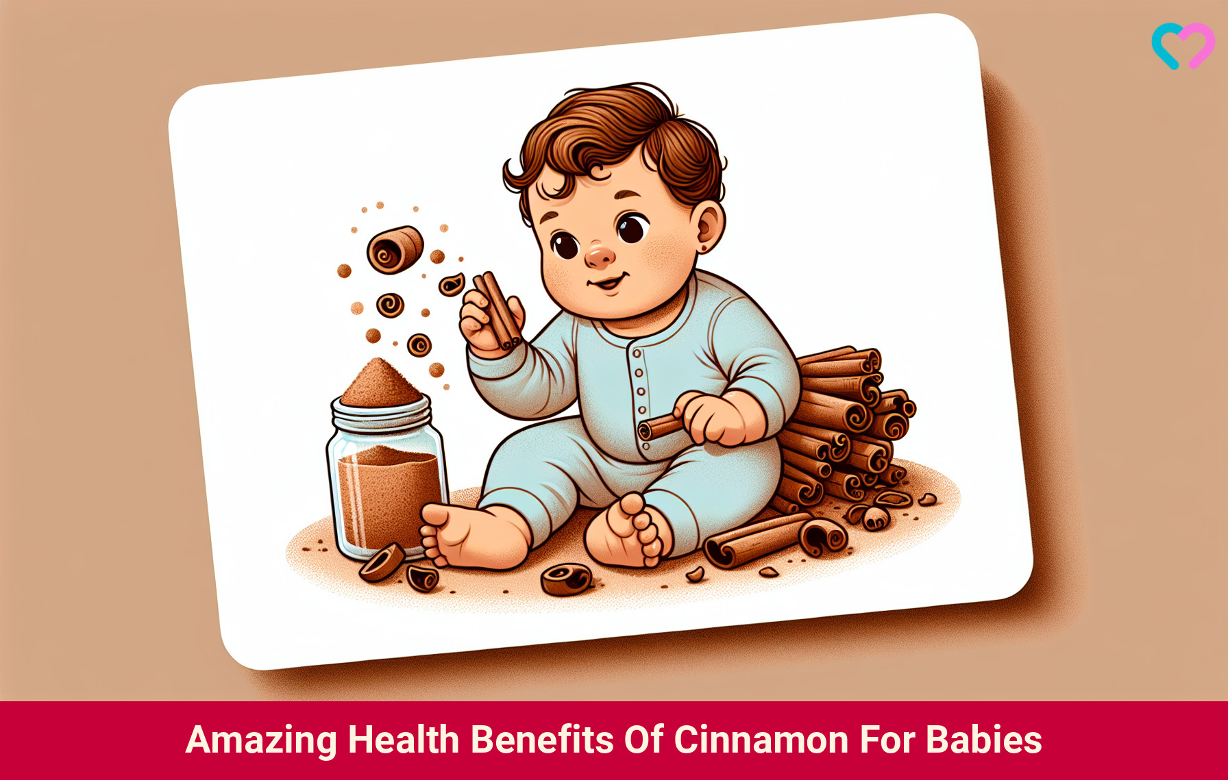 Cinnamon for babies_illustration