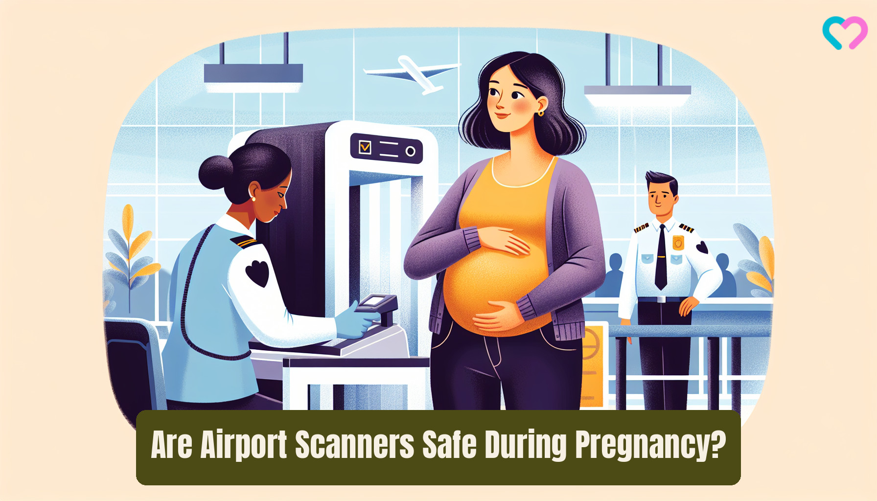 Airport Security Scanners And Pregnancy_illustration