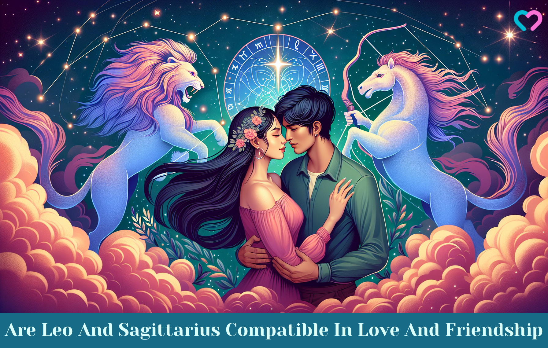 leo and sagittarius compatibility_illustration