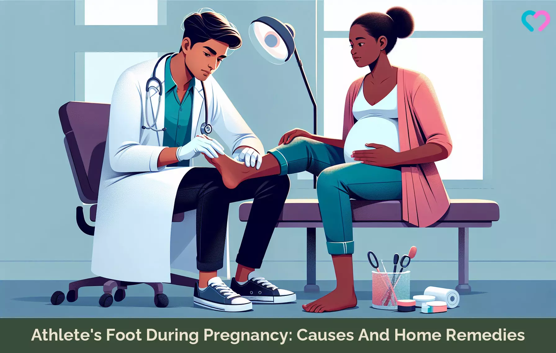 athlete's foot pregnancy_illustration