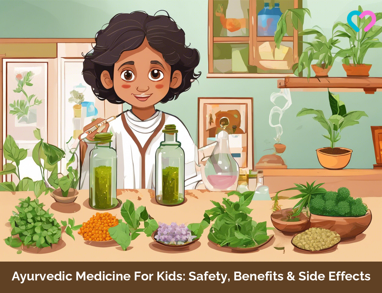 Ayurvedic Medicine For Kids_illustration