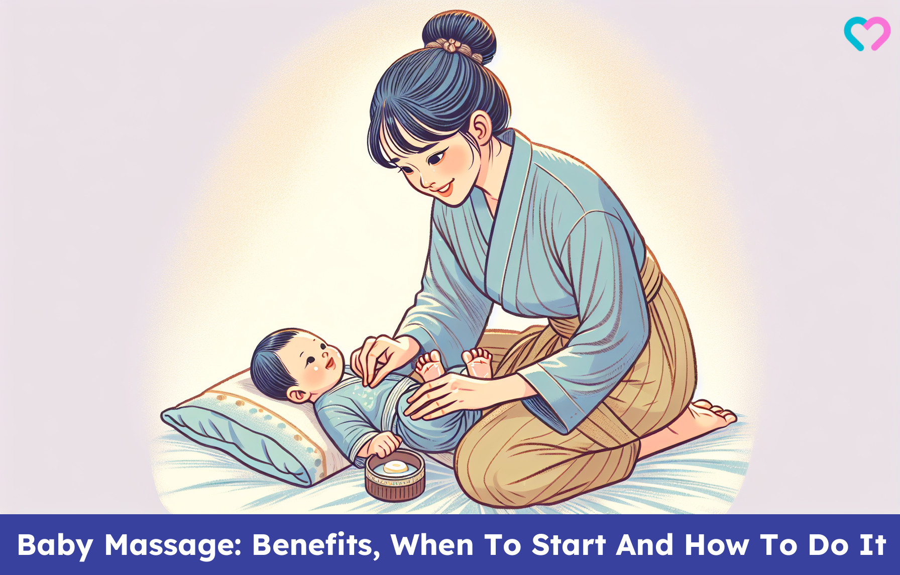 baby massage_illustration