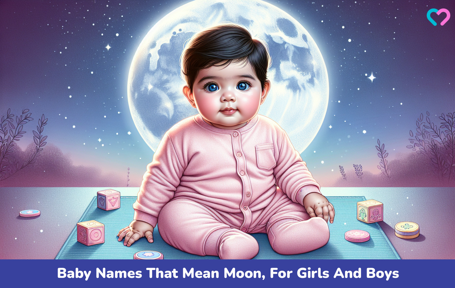 Baby Names That Mean Moon_illustration
