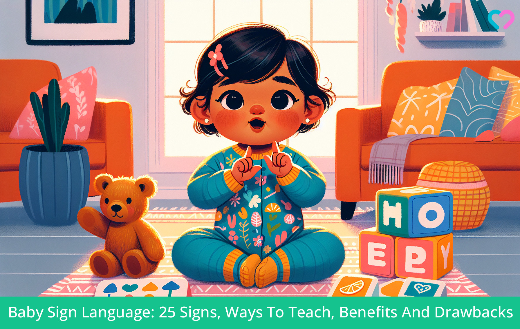 Baby sign Language_illustration