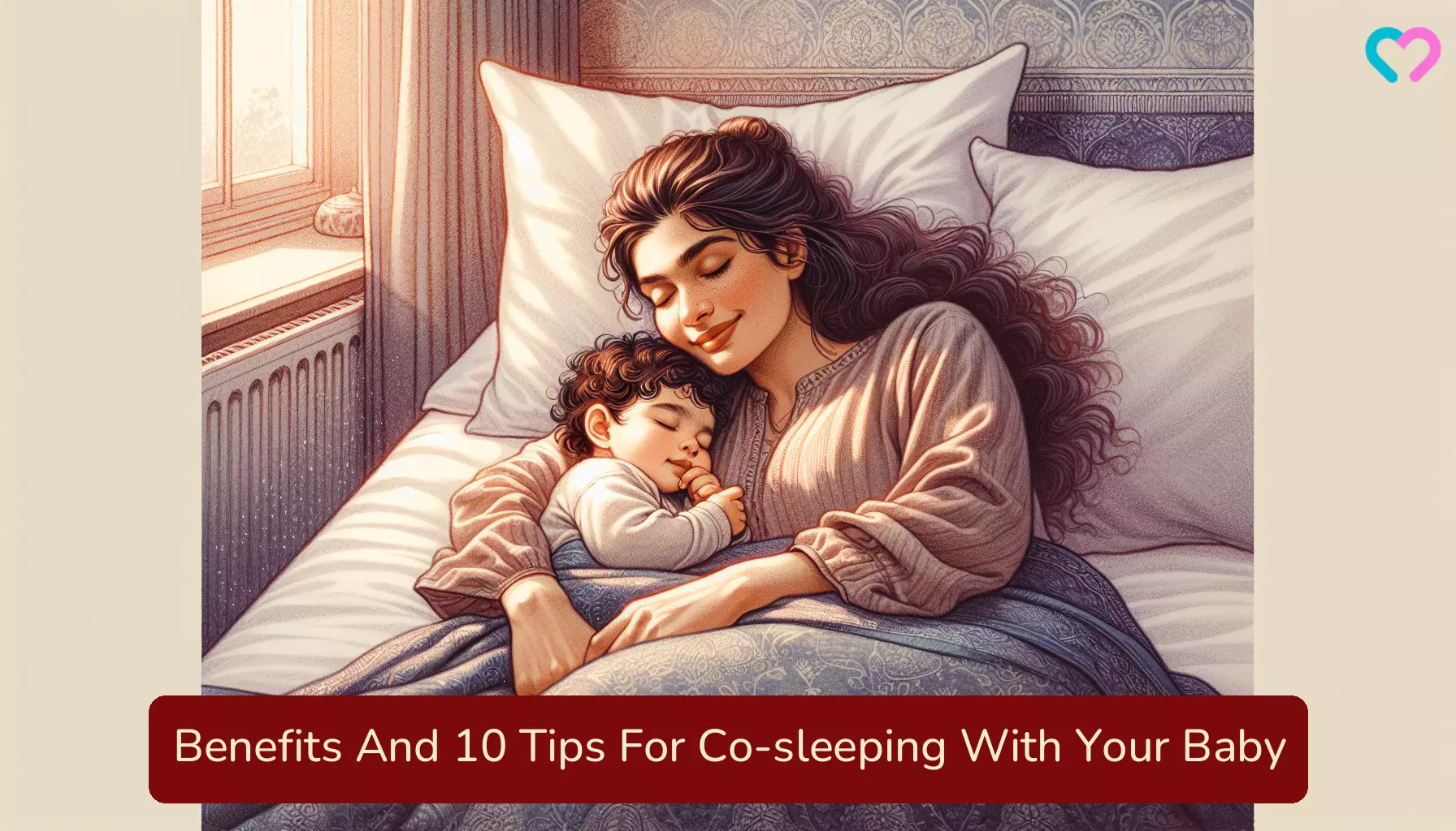Co-Sleeping With Baby_illustration