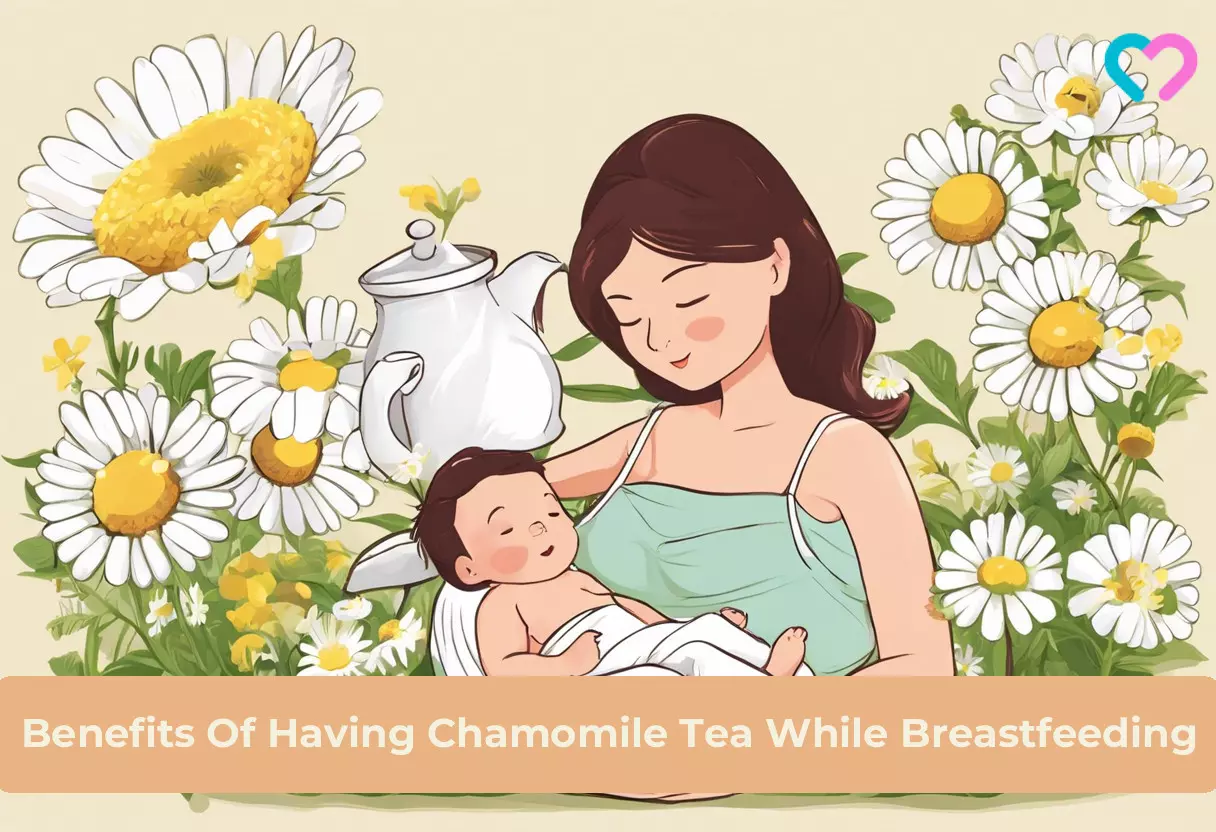 Chamomile Tea When Breastfeeding_illustration