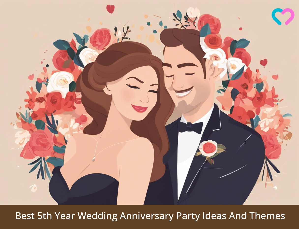5th Year Wedding Anniversary Party Ideas_illustration