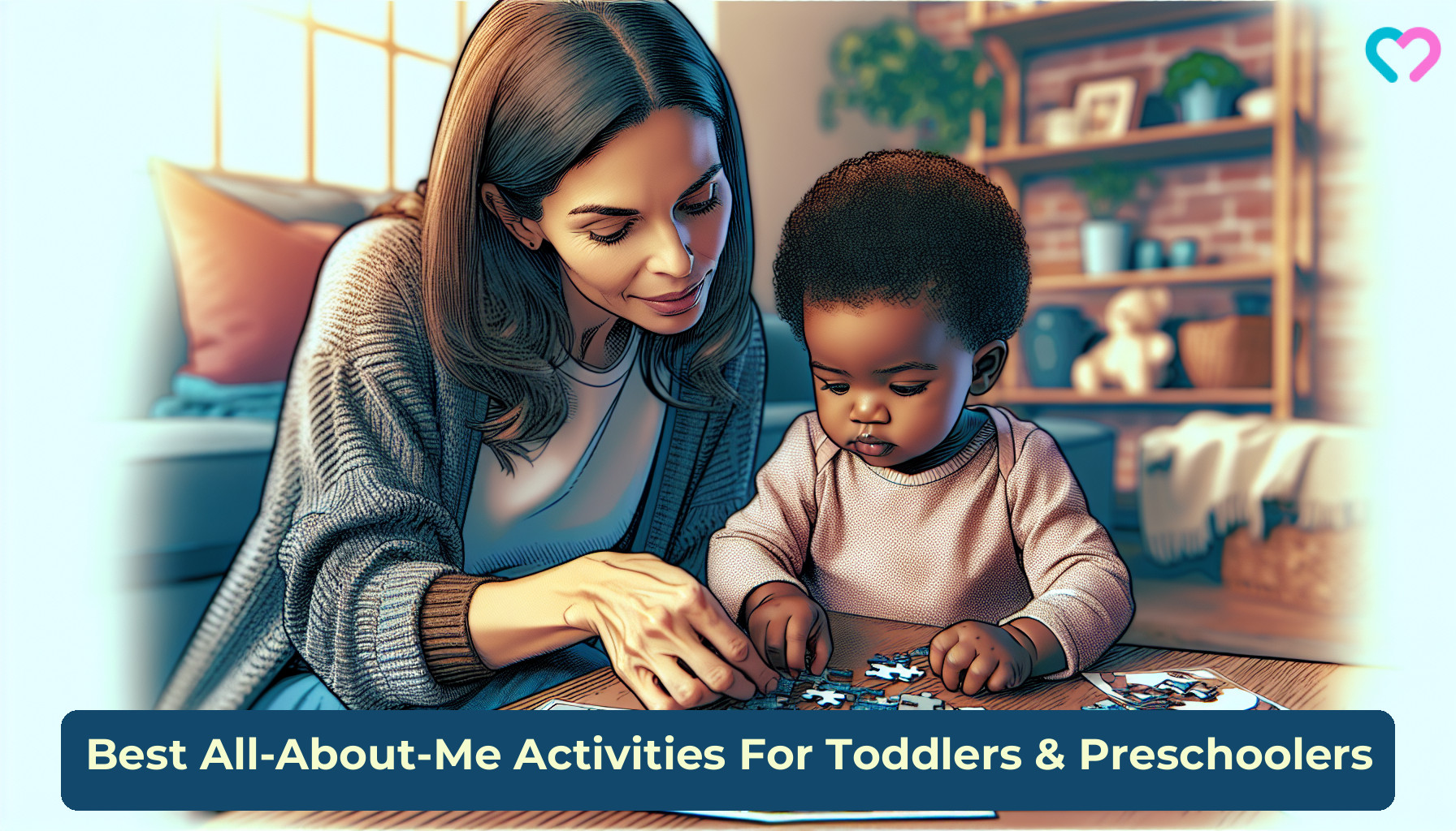 all about me activities for toddlers_illustration