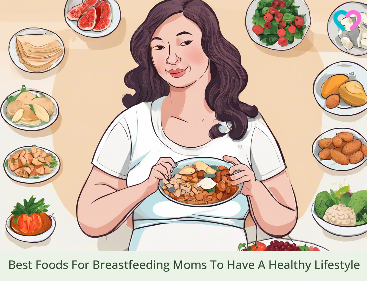 list of food for breastfeeding mothers_illustration