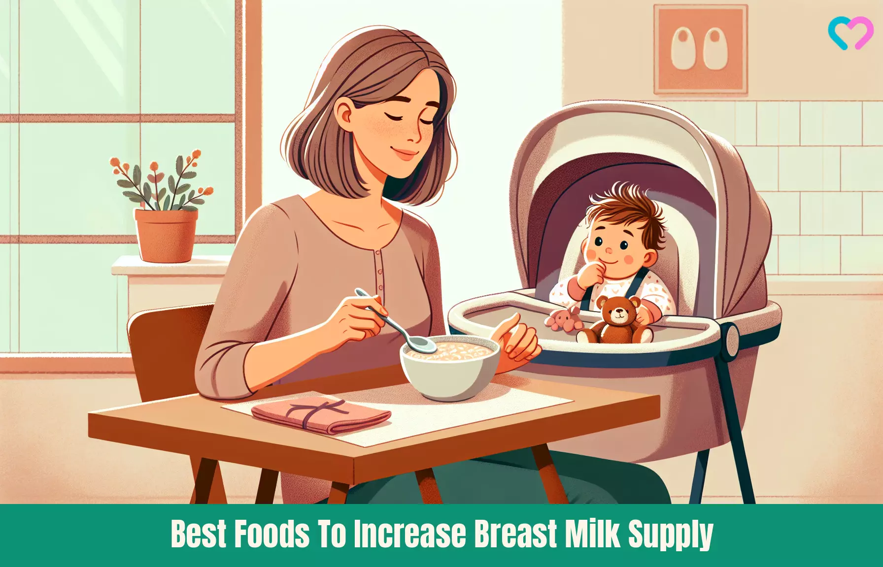 Foods That Increase Breast Milk_illustration