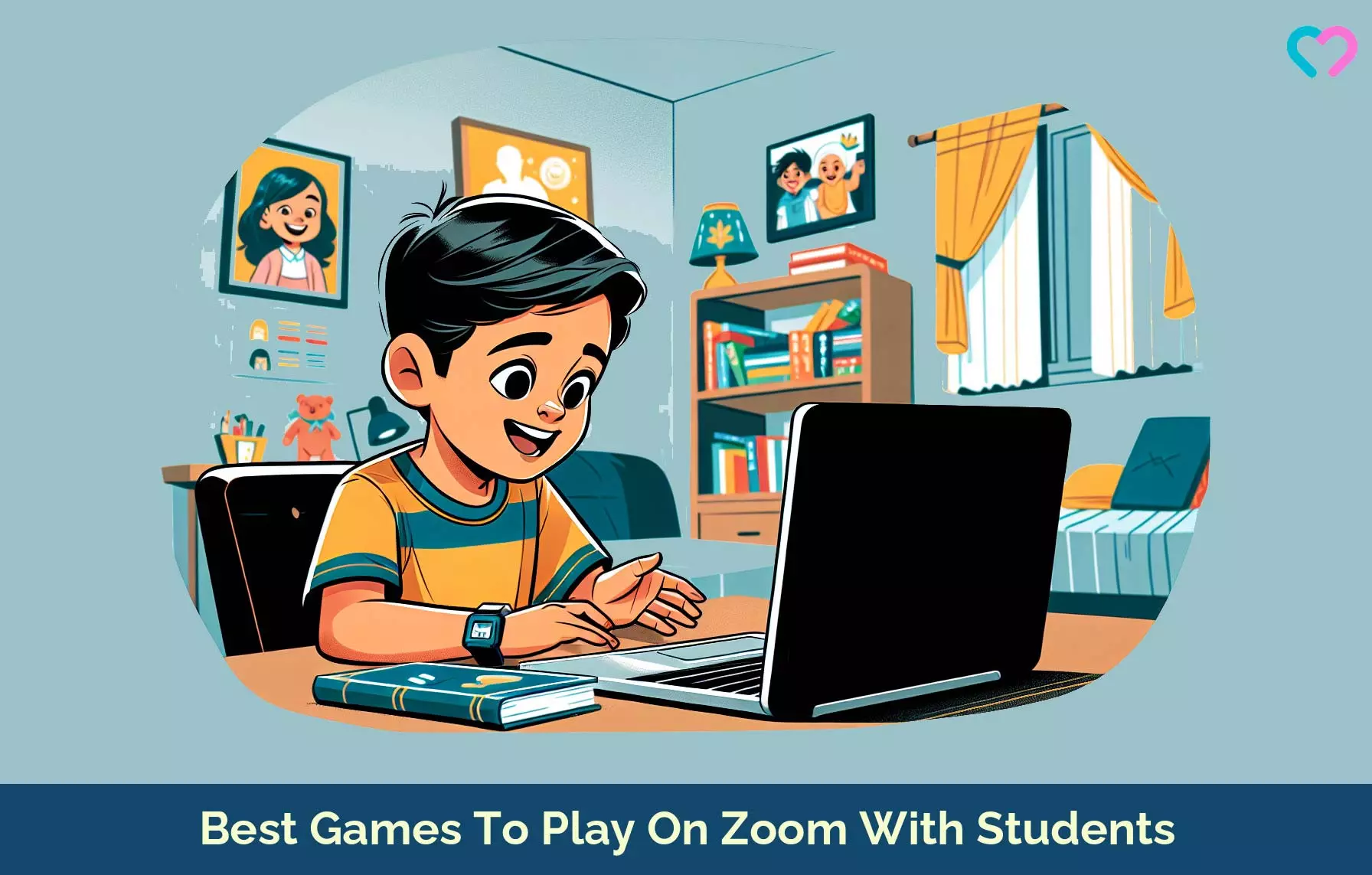 Zoom games for kids_illustration