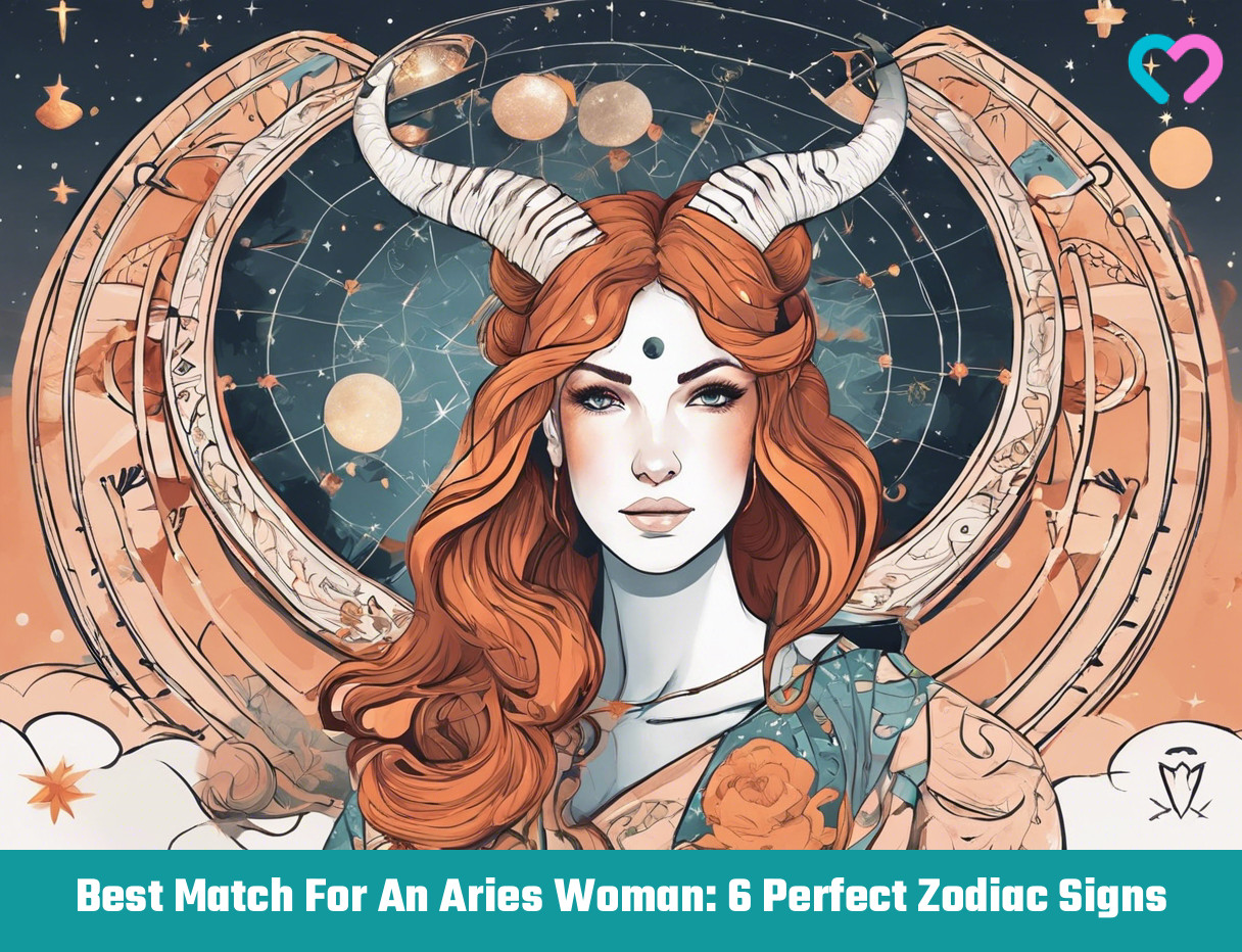 Best match for aries woman_illustration