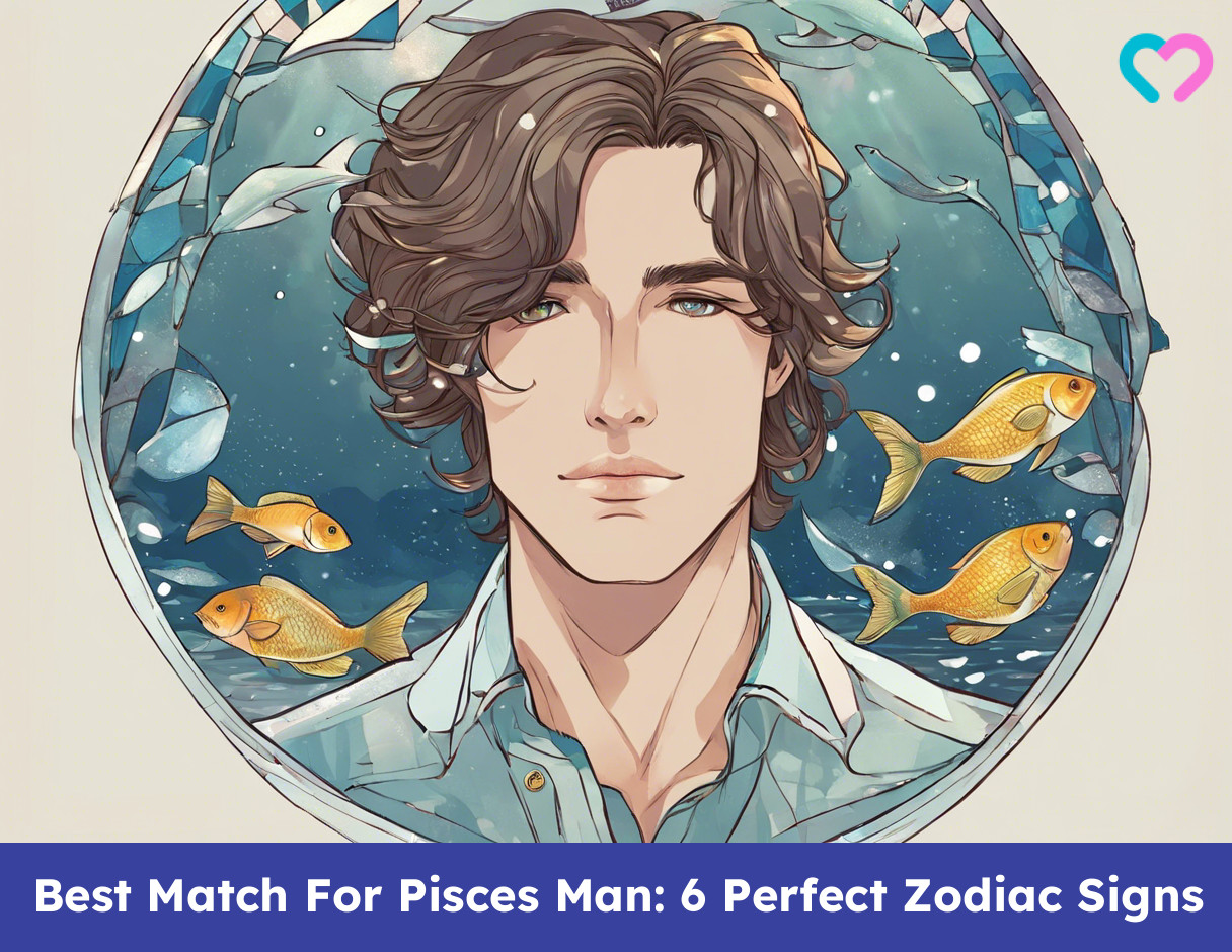 best match for pisces man_illustration