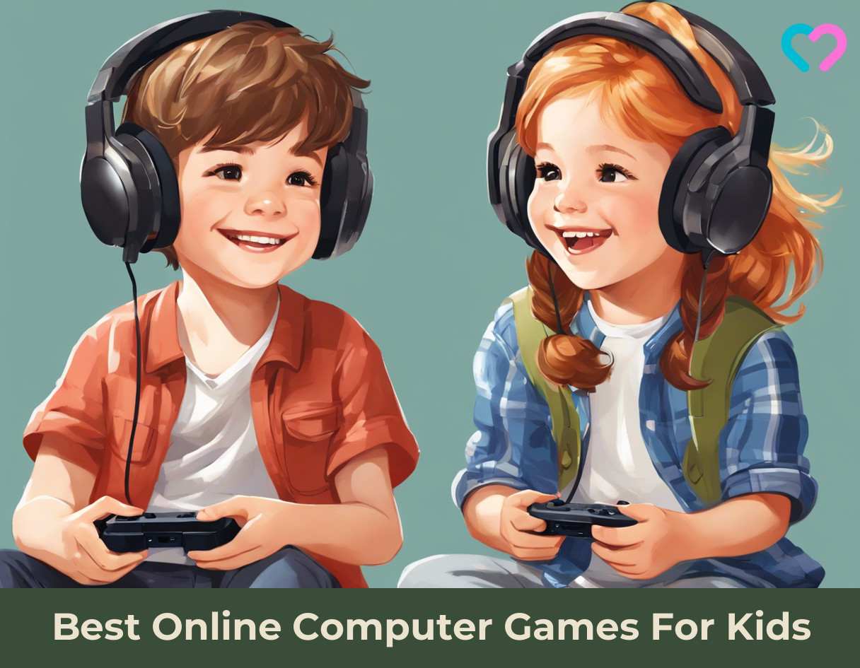 computer games for kids_illustration