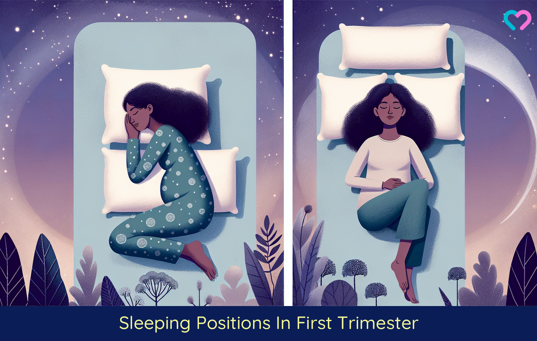 Sleeping Positions In First Trimester_illustration