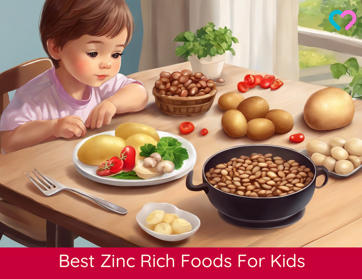 Zinc Rich Foods For Kids_illustration